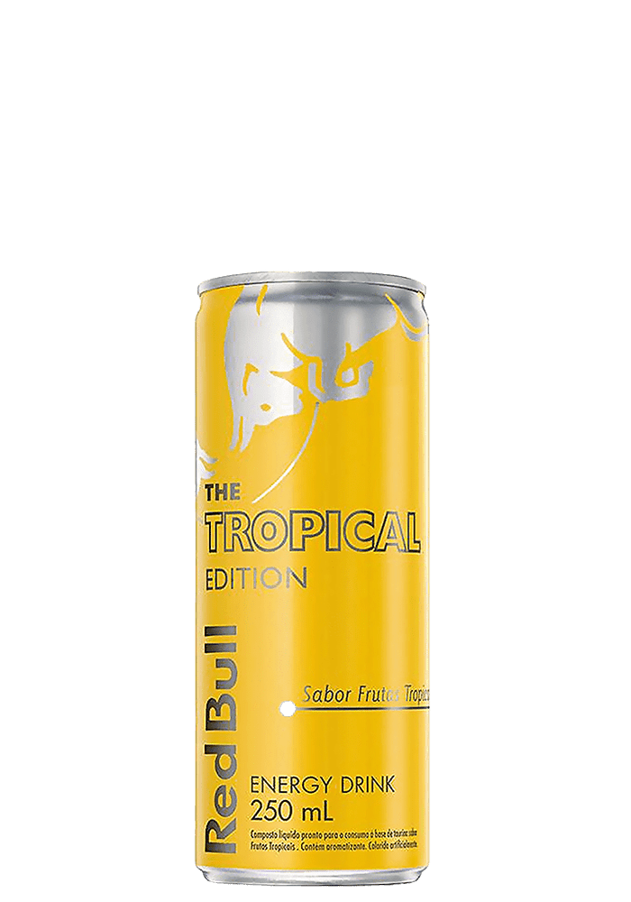 Energético Red Bull Tropical Lata 250ml - 24 unidades