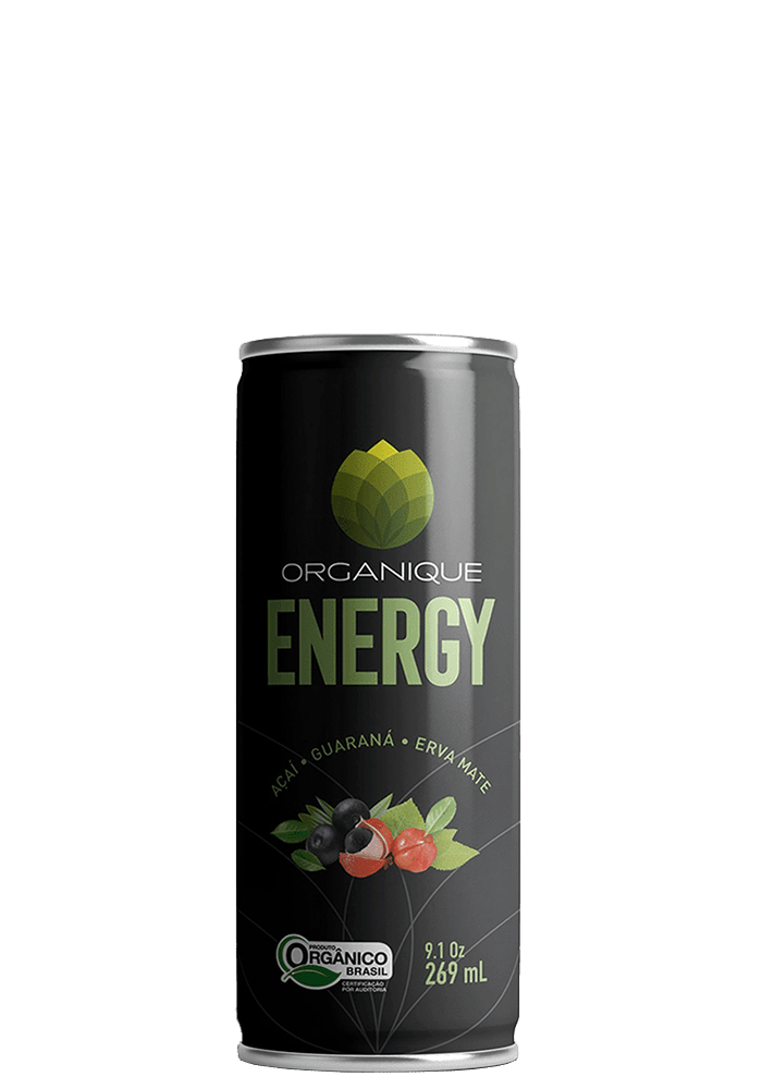 Energético Organique Normal Lata 269ml  - 12 unidades