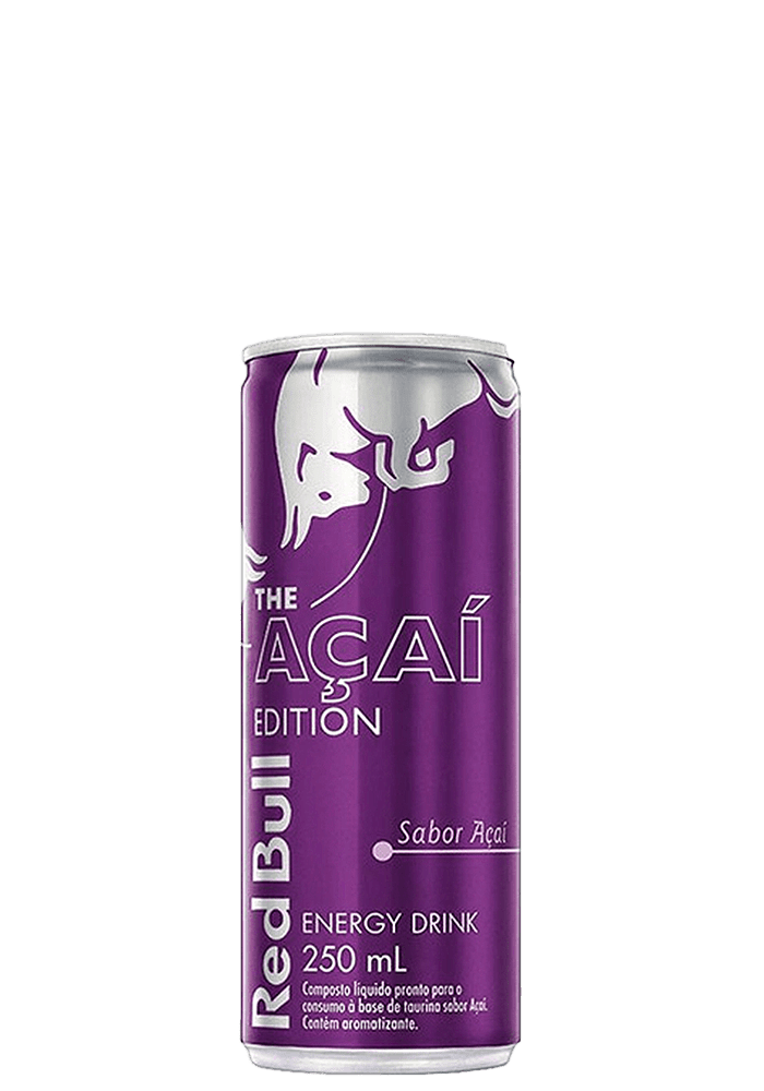 Energético Red Bull Açaí Lata 250ml - 24 unidades