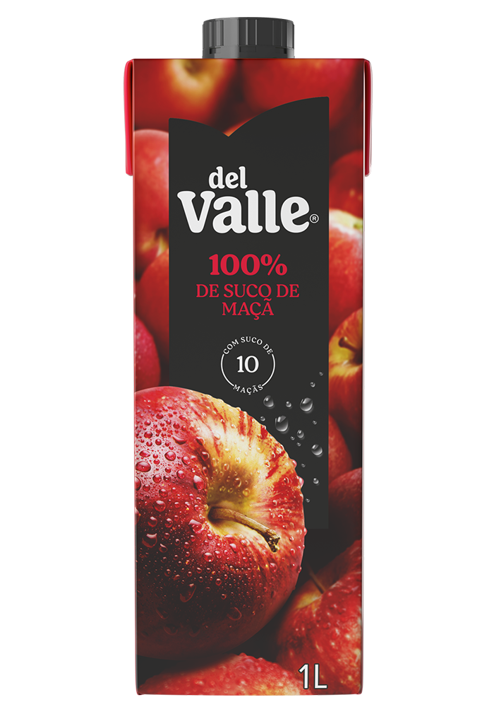 Suco Del Valle 100% Maçã 1L - 6 unidades